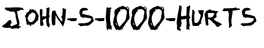 John’s 1000 Hurts Regular.ttf