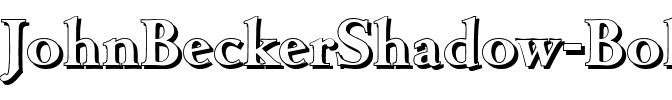 JohnBeckerShadow Bold.ttf