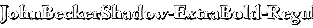 JohnBeckerShadow-ExtraBold Regular.ttf