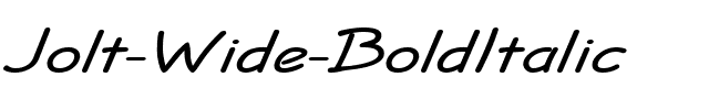 Jolt Wide BoldItalic.ttf