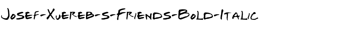 Josef Xuereb's Friends Bold Italic.ttf