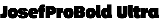 Josef Pro Bold Ultra.otf
