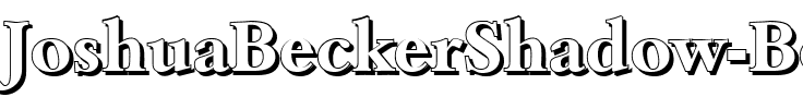 JoshuaBeckerShadow Bold.ttf