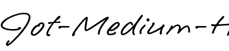 Jot Medium – HMK Regular.ttf