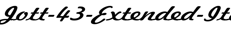 Jott 43 Extended Italic.ttf