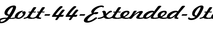 Jott 44 Extended Italic.ttf