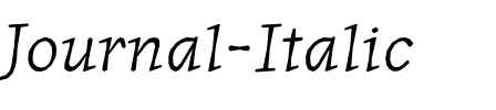 Journal RomanItalic.ttf