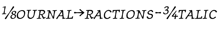 JournalFractions RomanItalic.ttf