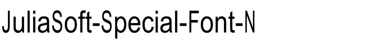 JuliaSoft Special Font N Normal.ttf