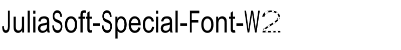 JuliaSoft Special Font W2 Normal.ttf