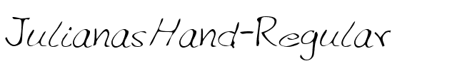 JulianasHand Regular.ttf