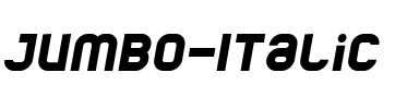 Jumbo Italic.ttf