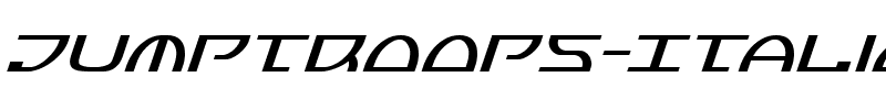 Jumptroops Italic Italic.ttf