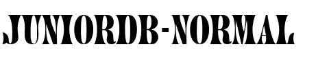 JuniorDB Normal.ttf