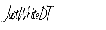 JustWriteDT Normal.ttf