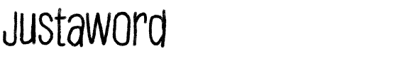 Justaword Normal.ttf