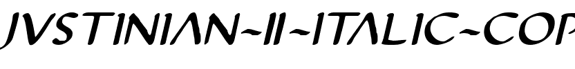 Justinian 2 Italic Italic.ttf