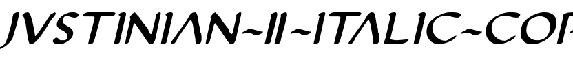 Justinian 2 Italic Italic.ttf