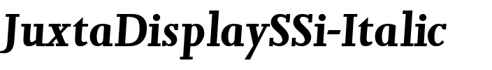 JuxtaDisplaySSi Italic.ttf