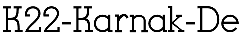 K22 Karnak Deco Regular.otf