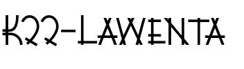 K22 Lawenta Regular.otf