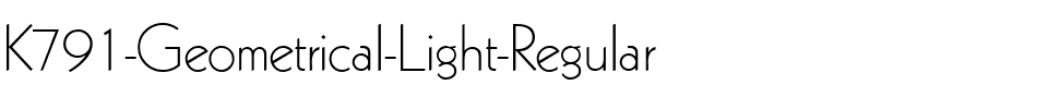 K791-Geometrical-Light Regular.ttf