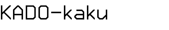 KADO kaku.ttf