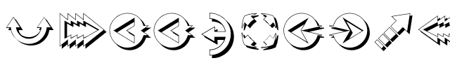 KArrowsShadow Regular.ttf
