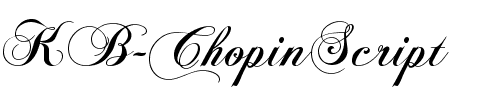 KB ChopinScript Regular.ttf