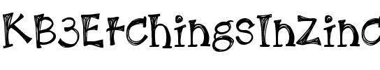 KB3EtchingsInZinc Medium.ttf