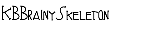 KBBrainySkeleton Medium.ttf