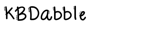 KBDabble Medium.ttf