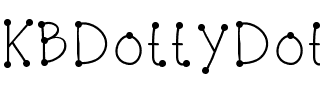 KBDottyDot Medium.ttf