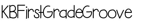 KBFirstGradeGroove Medium.ttf