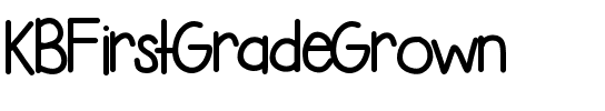 KBFirstGradeGrown Medium.ttf