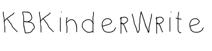 KBKinderWrite Medium.ttf