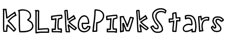 KBLikePinkStars Medium.ttf