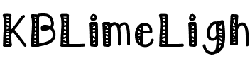 KBLimeLight Light.ttf