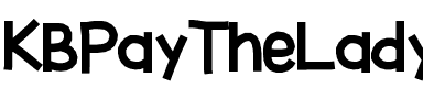 KBPayTheLady Medium.ttf
