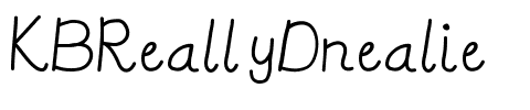 KBReallyDnealie Medium.ttf