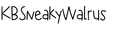 KBSneakyWalrus Medium.ttf