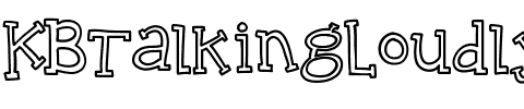 KBTalkingLoudly Medium.ttf