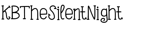 KBTheSilentNight Medium.ttf