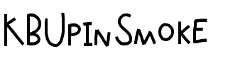 KBUpinSmoke Medium.ttf