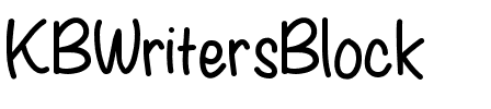KBWritersBlock Medium.ttf