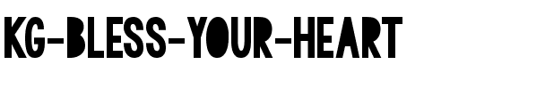 KG BLESS YOUR HEART Regular.ttf