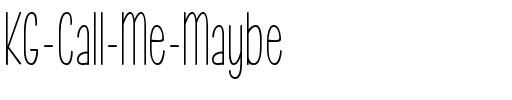 KG Call Me Maybe Regular.ttf