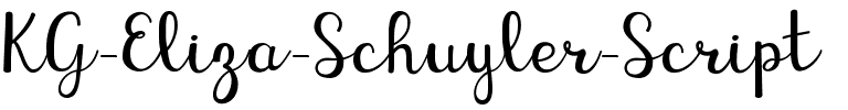 KG Eliza Schuyler Script Regular.ttf