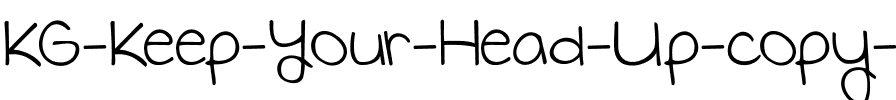 KG Keep Your Head Up Regular.ttf