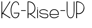 KG Rise UP Regular.ttf